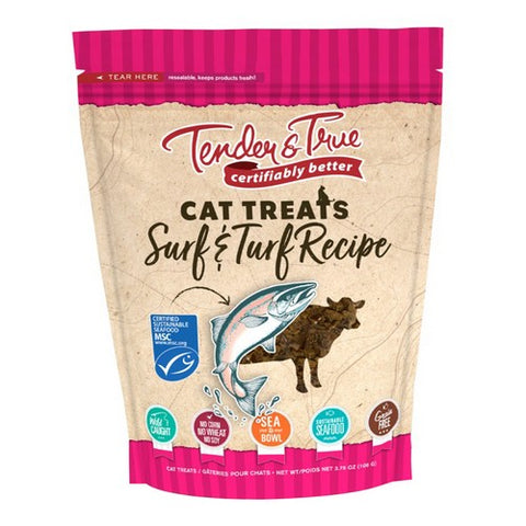 Tender And True, Cat Treat Surf And Turf Recipe, 3.75 Oz (Case Of 10)