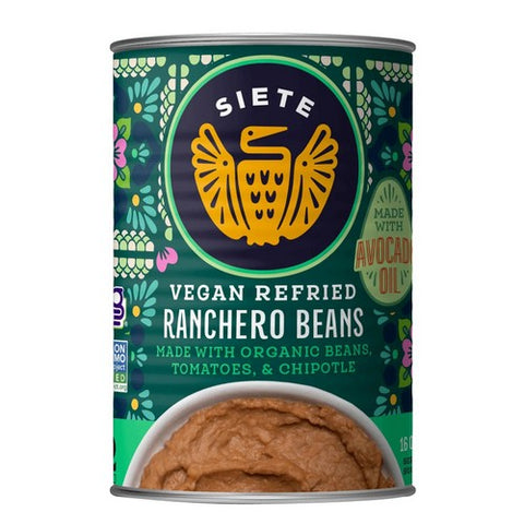 Siete, Ranchero Beans Vegan Refried, 16 Oz (Case Of 12)