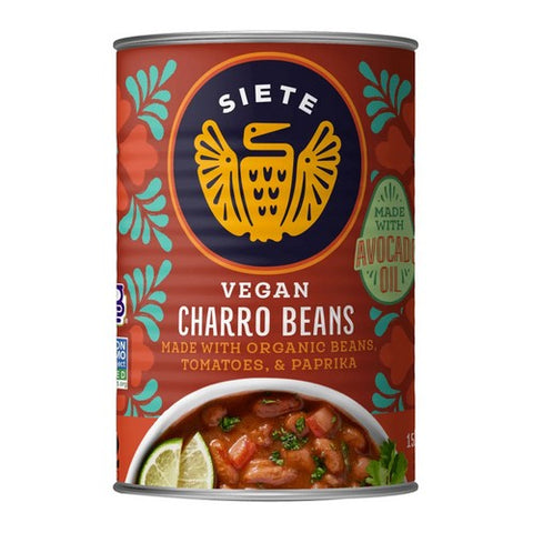 Siete, Vegan Charro Beans, 15.5 Oz (Case Of 12)