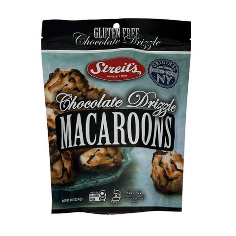 Streits, Macaroons Chocolate Drizzle, 8 Oz (Case Of 12)