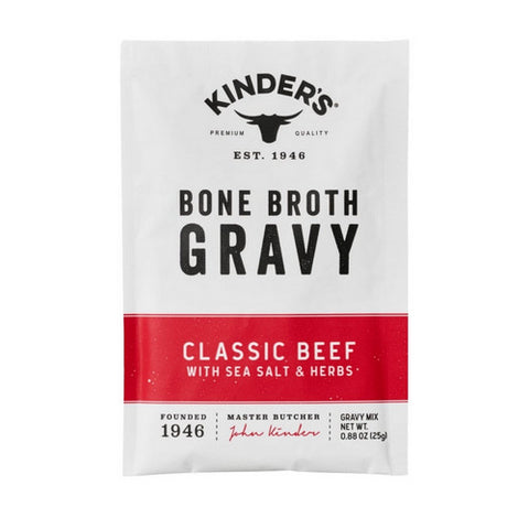 Kinders, Classic Beef Bone Broth Gravy, 0.88 Oz (Case Of 15)