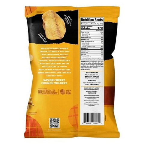 Wilde Snacks, Chicken And Waffles Chips, 4 Oz (Case Of 12)