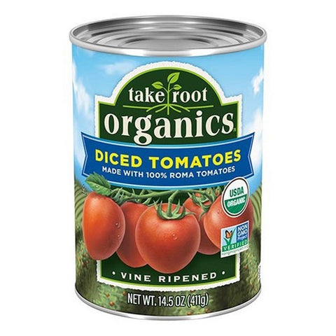 Take Root Organics, Organic Diced Tomatoes, 14.5 Oz (Case Of 12)