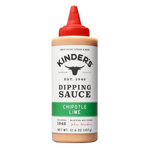 Kinders, Dipping Sauce Chipotle Lime, 12.6 Oz (Case Of 6)