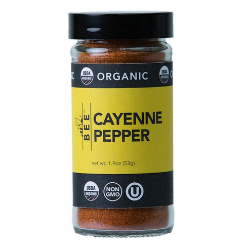 Bee Spices, Organic Pepper Cayenne, 1.9 Oz (Case Of 6)
