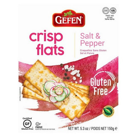 Gefen, Salt & Pepper Crisp Flats Gluten Free, 5.2 Oz(Case Of 12)