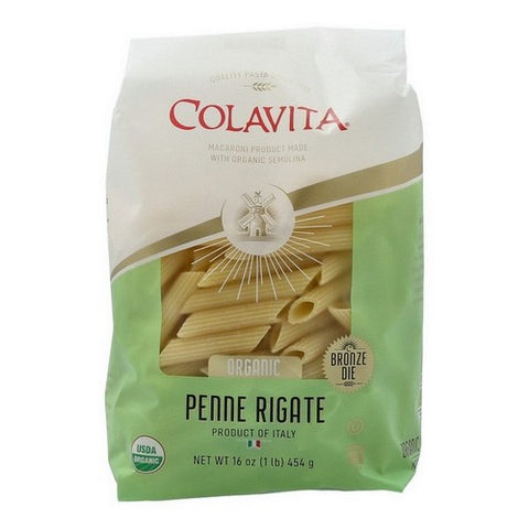 Colavita, Organic Penne Rigate Pasta, 16 Oz(Case Of 20)