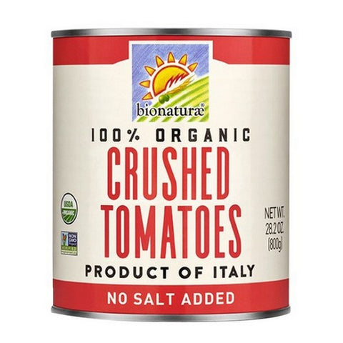 Bionaturae, Organic Crushed Tomatoes, 28.2 Oz(Case Of 6)