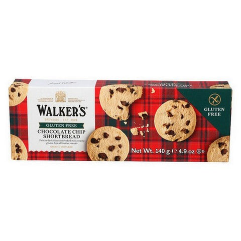 Walkers, Chocolate Chip Shortbread, 4.9 Oz(Case Of 6)