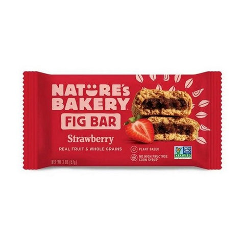 Natures Bakery, Fig Bar Strawberry, 2 Oz(Case Of 12)