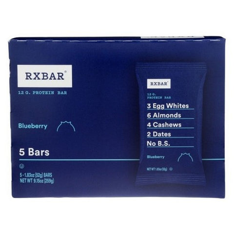 Rxbar, Protein Bar Blueberry, 5 Count
