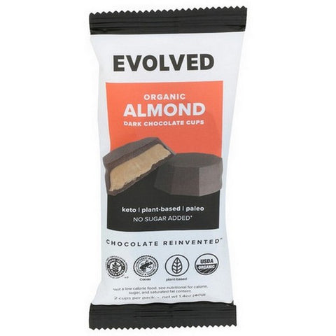 East Park Research, Organic Almond Butter Keto Cups, 1.41 Oz(Case Of 9)