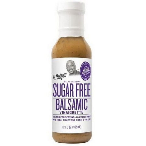 G Hughes, Balsamic Vinaigrette Dressing Sugar Free, 12 Oz(Case Of 6)