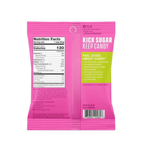 Smartsweets, Sourmelon Bites Sour Gummy Candy, 1.8 Oz(Case Of 12)