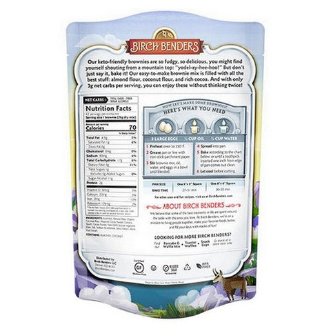 Birch Benders, Keto Ultimate Fudge Brownie, 10.8 Oz(Case Of 6)