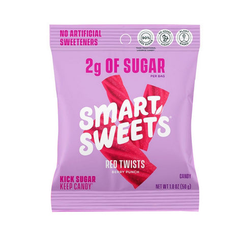 Smartsweets, Candy Berry Punch Red Twists, 1.8 Oz(Case Of 12)
