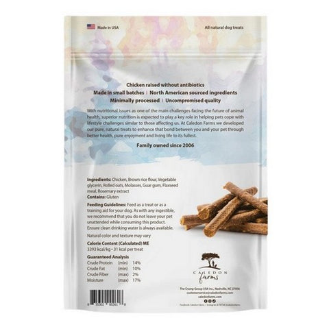Caledon Farms, Chewy Chicken Sticks Dog Treats, 7.8 Oz(Case Of 4)