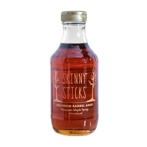 Skinny Stick, Bourbon Barrel Aged Maple Syrup, 16 Oz(Case Of 6)