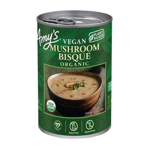 Amys, Organic Mushroom Bisque SouP, 13.8 Oz(Case Of 12)