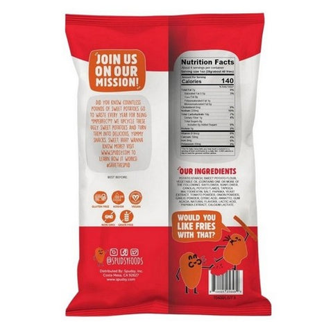 Spudsy, Sweet Potato Hot Fries, 4 Oz(Case Of 12)
