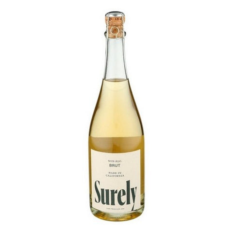 Surely, Non Alcoholic Sparkling White, 750 ML(Case Of 12)