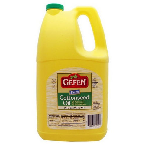 Gefen, Cottonseed Oil, 96 Oz(Case Of 6)
