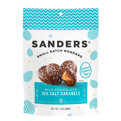 Sanders, Caramel Milk Chocolate Eggs, 7 Oz(Case Of 6)