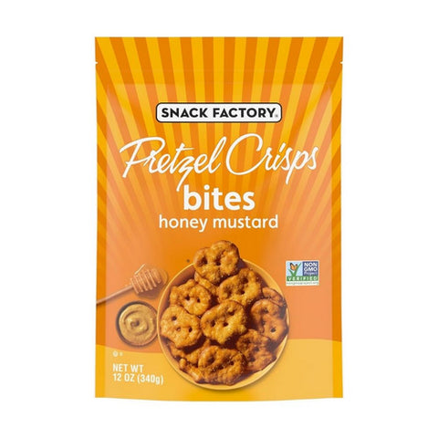 Snack Factory, Pretzel Crisps Honey Mustard, 12 Oz(Case Of 12)