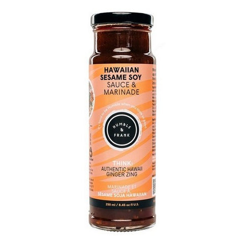 Humble And Frank Foods, Hawaiian Sesame Soy Sauce And Marinade, 8.45 Oz(Case Of 6)