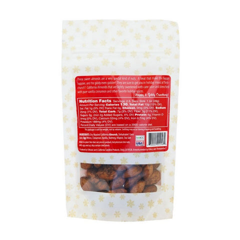 Maisie Janes, Snowman Cinnamon Vanilla Almonds, 2.5 Oz(Case Of 12)