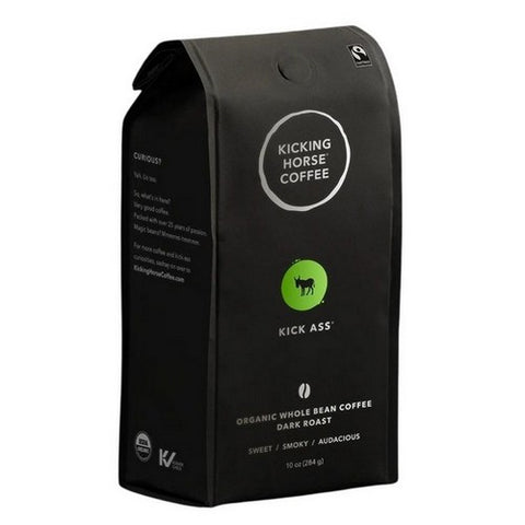 Kicking Horse, Organic Kick Ass Ground Coffee, 10 Oz(Case Of 6)