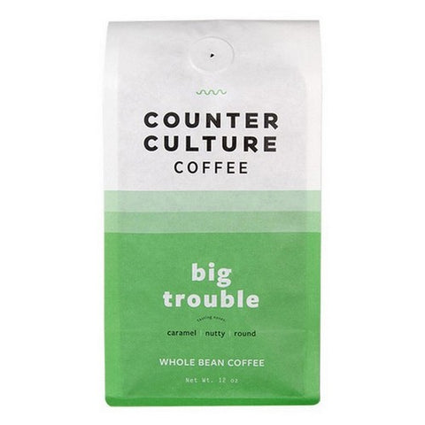 Counter Culture, Big Trouble Medium Roast Whole Bean Coffee, 12 Oz (Case Of 6)