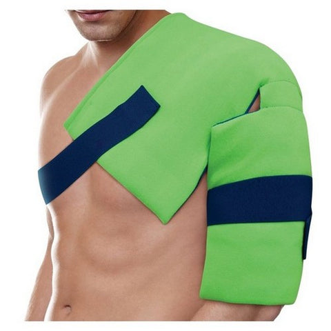 Brownmed, Cold Pack with Wrap Polar Ice Hip / Shoulder One Size Fits Most 2 X 10 X 10 Inch Fleece / Water Reus, 1 Count