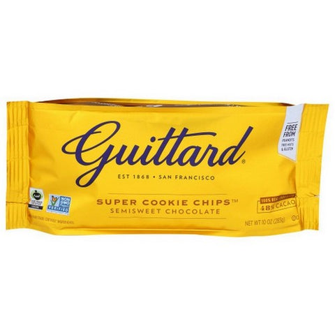 Guittard, Super Cookie Chocolate Chips, 10 Oz(Case Of 12)