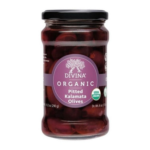 Divina, Pitted Kalamata Olives, 6 Oz(Case Of 6)