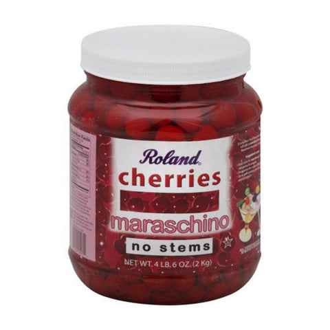 Roland, Cherries Maraschino No Stem, 0.5 Gallon(Case Of 6)