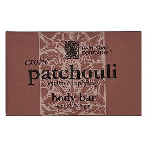 River Soap Company, Patchouli Soap Bar, 4.5 Oz(Case Of 12)