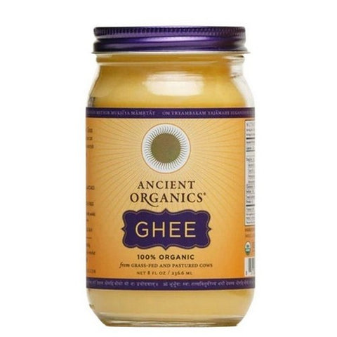 Ancient Organics, Organic Grass Fed Ghee Butter, 8 Oz(Case Of 6)