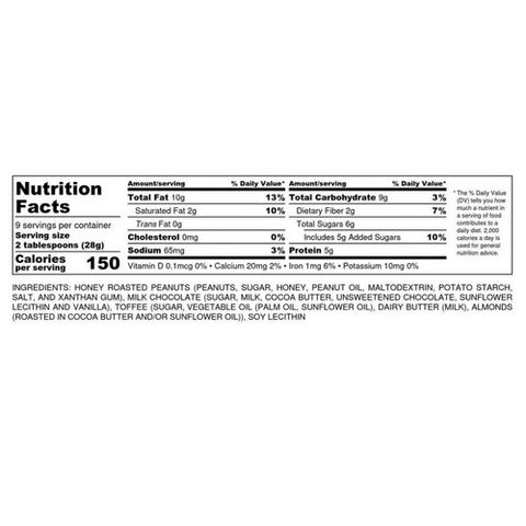 Bnutty, Totally Toffee, 9 Oz(Case Of 6)