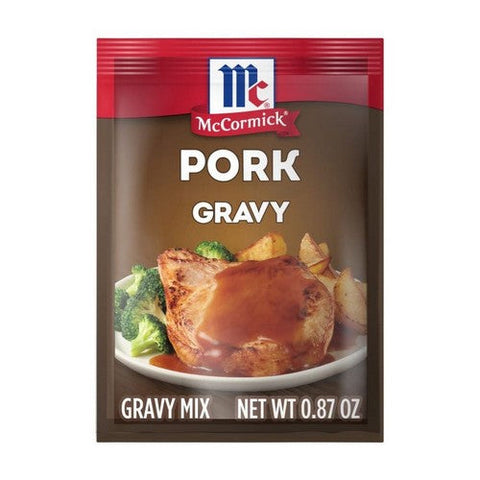 McCormick, Pork Gravy Foil Mix, 0.87 Oz(Case Of 12) McCormick