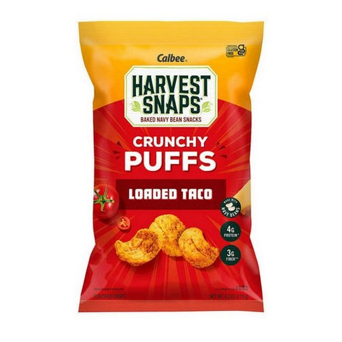 Calbee Harvest Snaps, Snack Selects Loaded Taco, 4.2 Oz(Case Of 6)