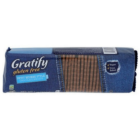 Gratify, Chocolate Biscuits, 7.01 Oz(Case Of 12)