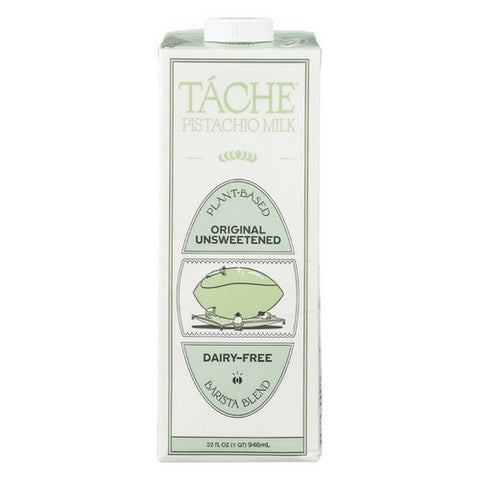 Tache Pistachio Milk, Original Unsweetened, 32 Oz(Case Of 6)