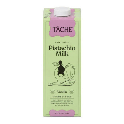 Tache Pistachio Milk, Vanilla Unsweetened, 32 Oz(Case Of 6)