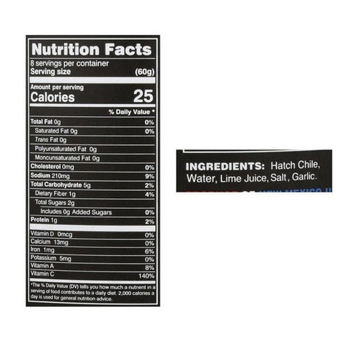 ZIA, Hot Diced Green Chile, 16 Oz(Case Of 6)