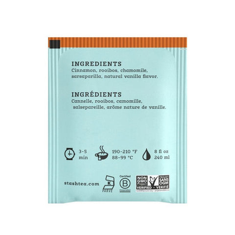Stash Tea, Cinnamon Vanilla Chamomile Tea, 18 Bags(Case Of 6)