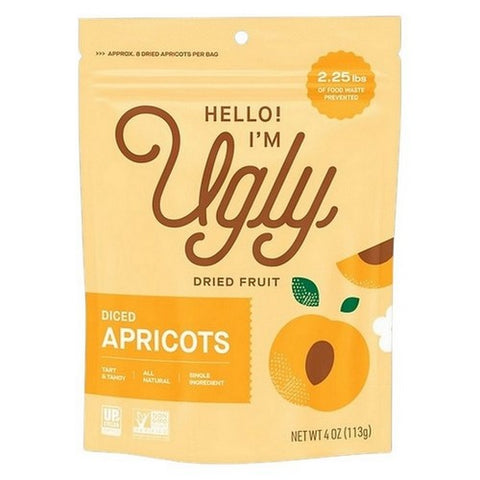 Hello I'm Ugly, Sliced Apricots Dried Fruit, 3 Oz(Case Of 12)