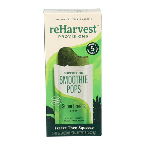 Smoothie Super Greens Detox Pops 8 Oz(Case Of 6) by Reharvest