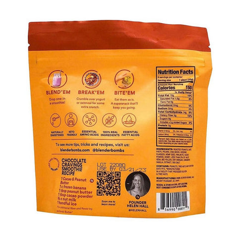 Blender Bombs, Superfood Booster For Smoothies Cacao And Peanut Butter, 5.7 Oz