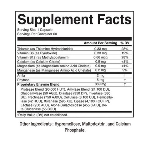 MaryRuth's, Ultra Digestive Enzymes, 60 Capsules